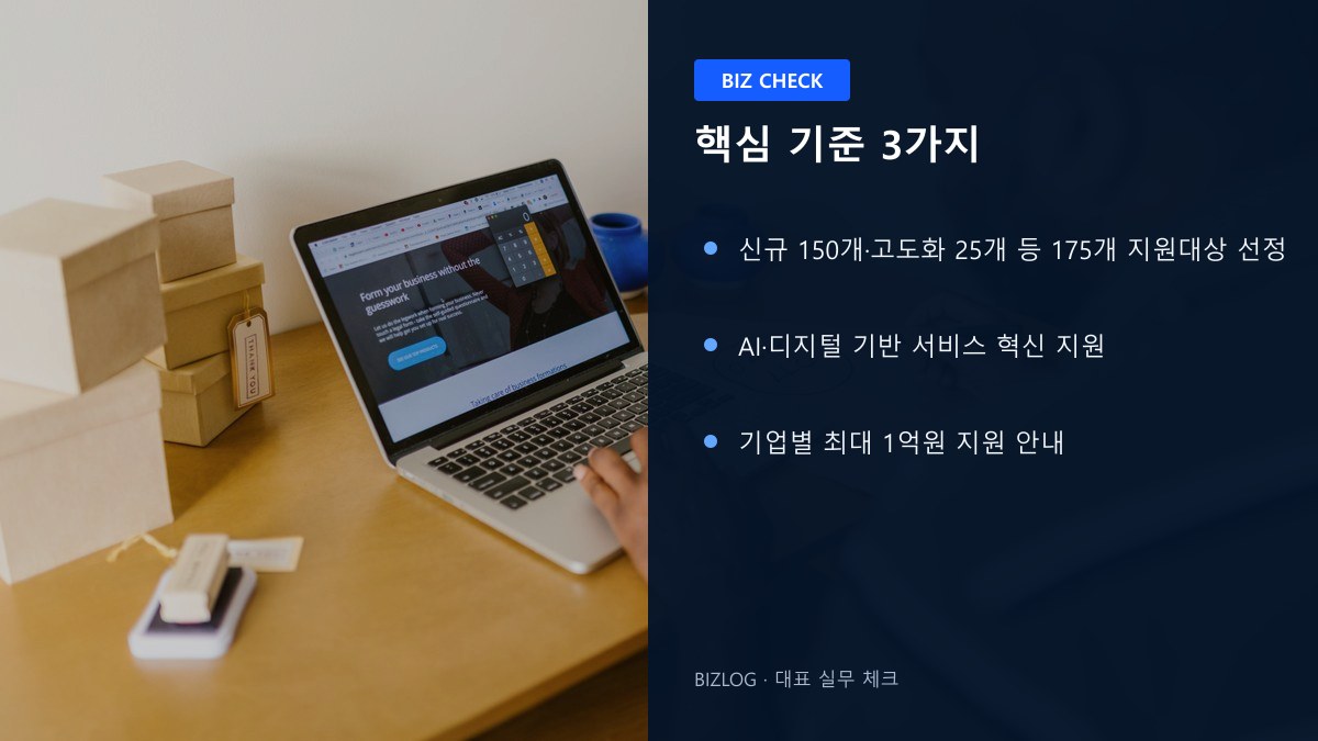 중소기업 스마트서비스 2026 핵심 기준 3가지 정보 이미지