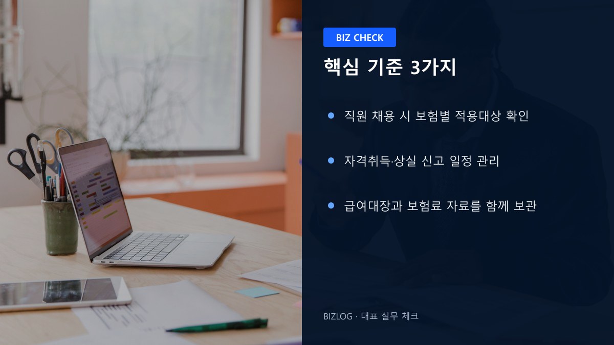 4대보험 사업주 2026 핵심 기준 3가지 정보 이미지