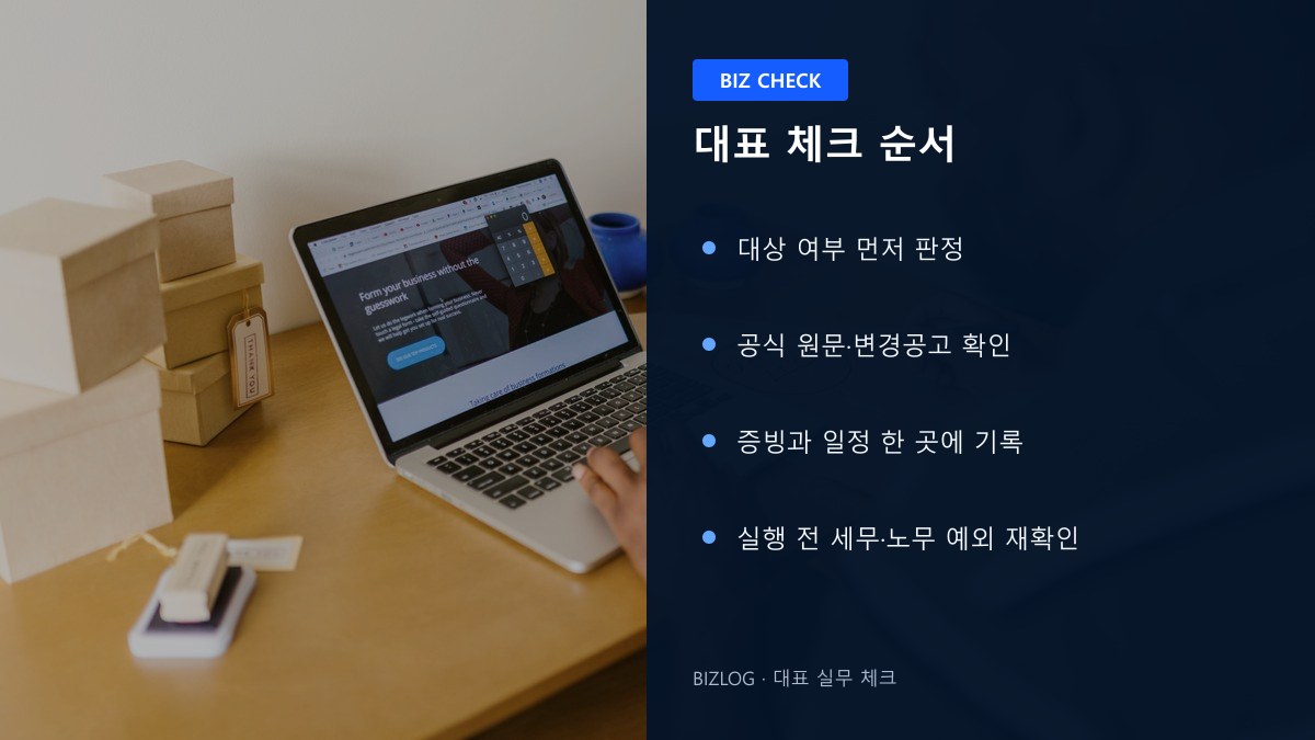 AI 매출분석 사업자 실무 체크 순서 정보 이미지